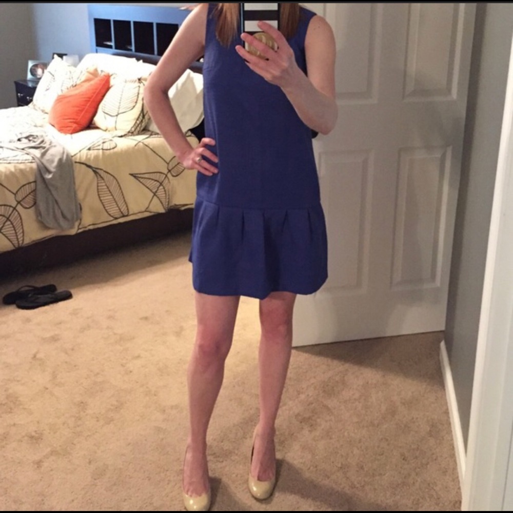 Loft drop waist dress